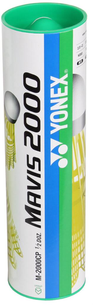 YONEX Multipack 2 ks Mavis 2000, zelený, tuba 6 ks