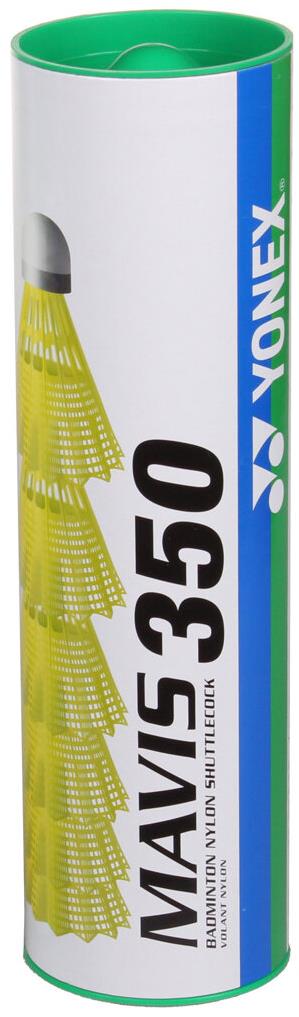 YONEX Multipack 2 ks Mavis 350, zelený, tuba 6 ks