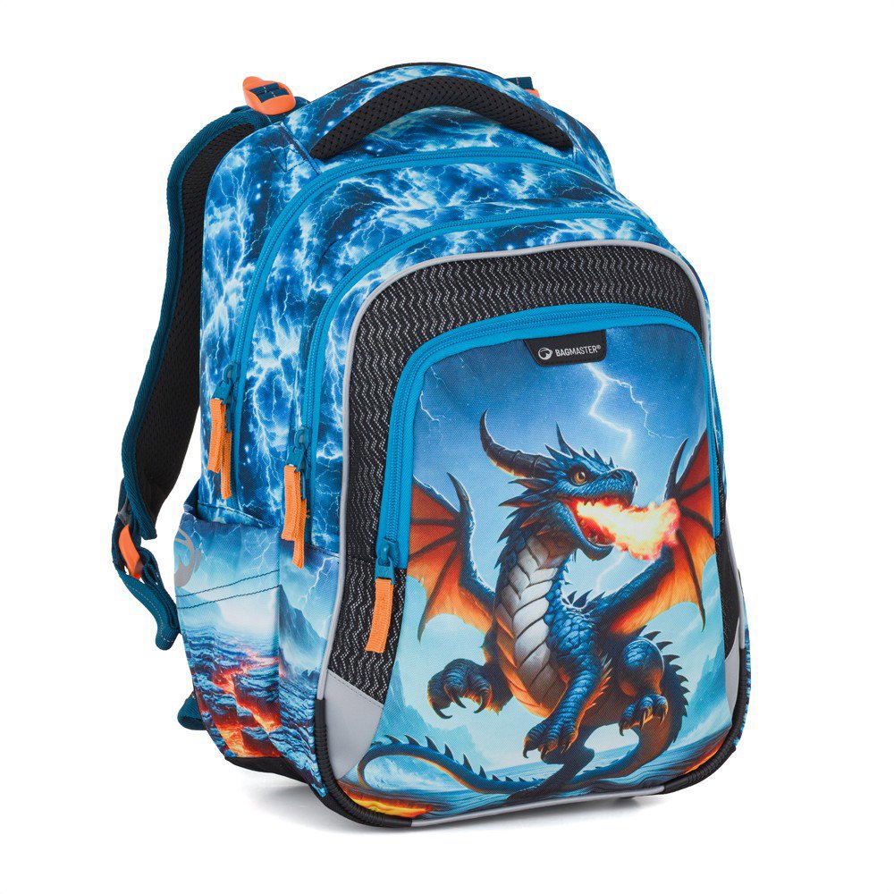 BAGMASTER Lumi 26 D školní batoh – drak