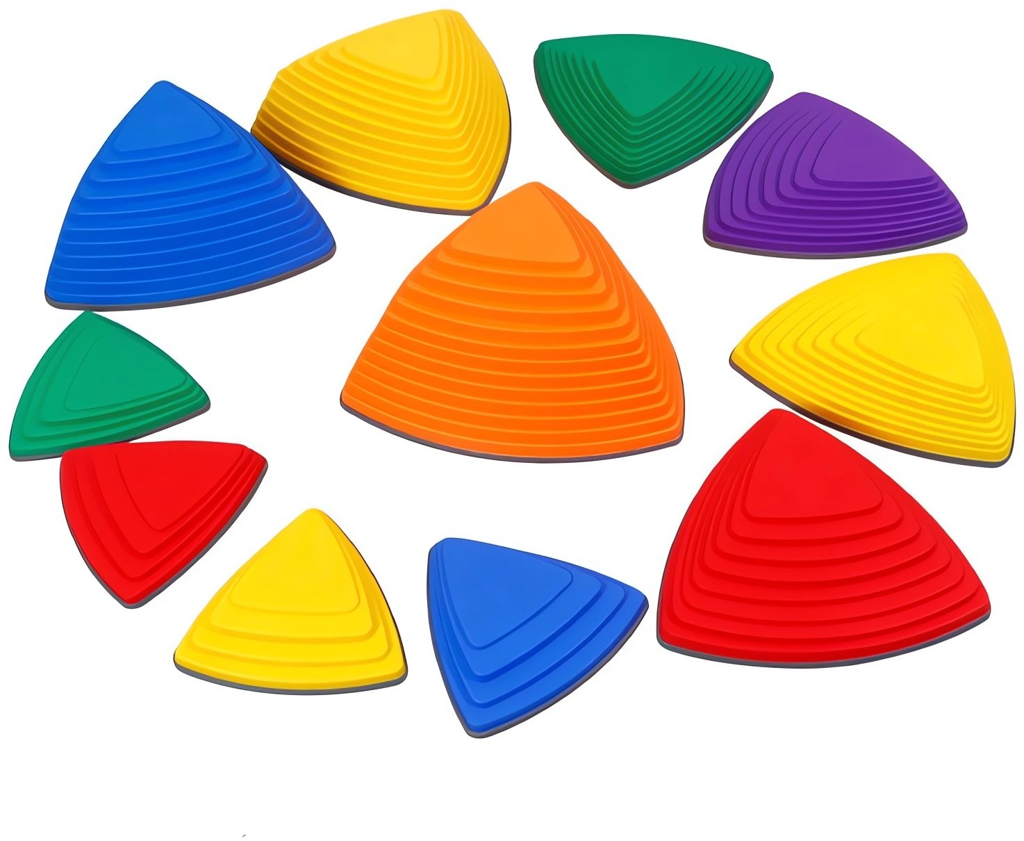 KIK KX3170 Říční kameny - barevná nášlapná dráha 11 ks