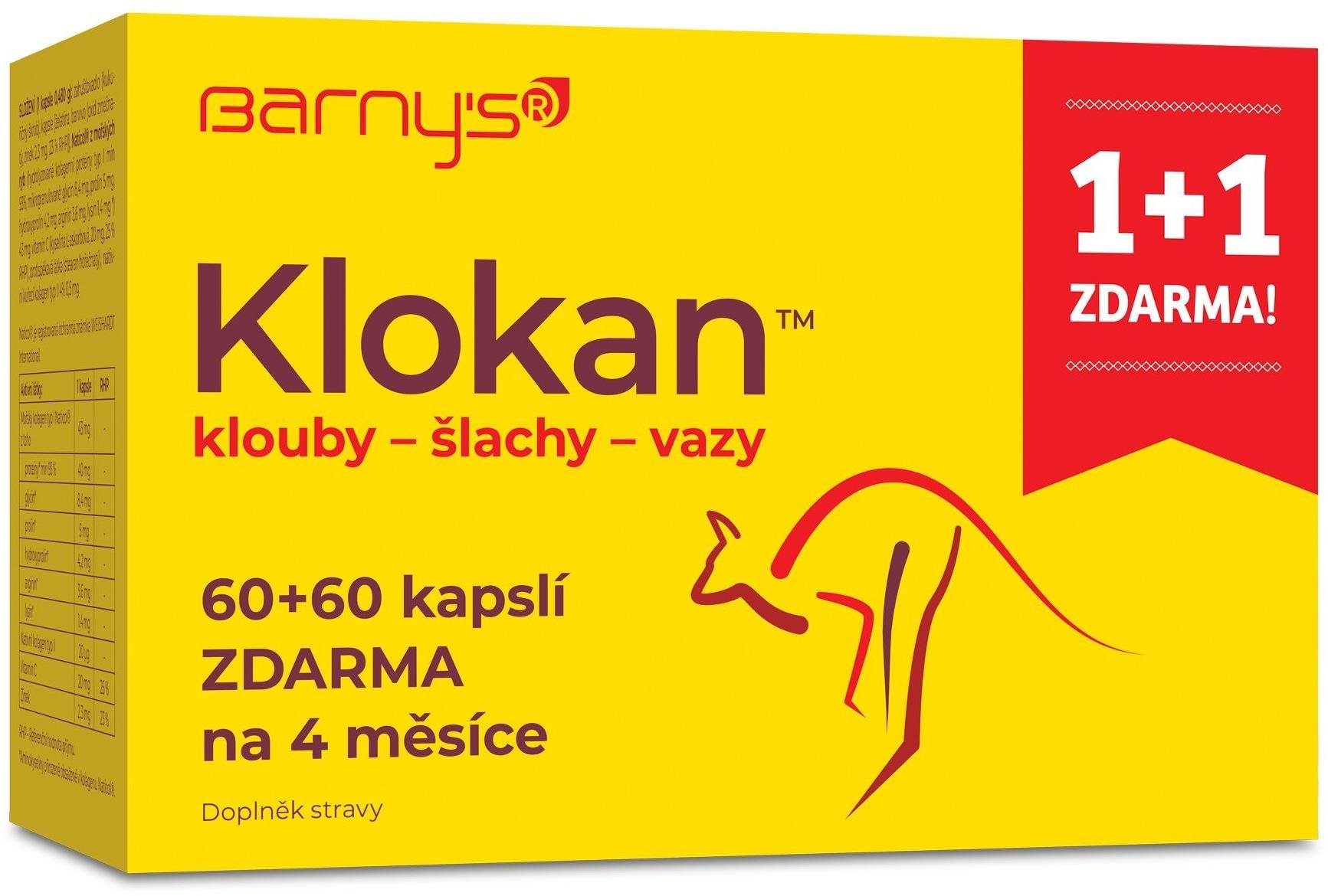 Barnys Klokan™ 60 kapslí + 60 kapslí
