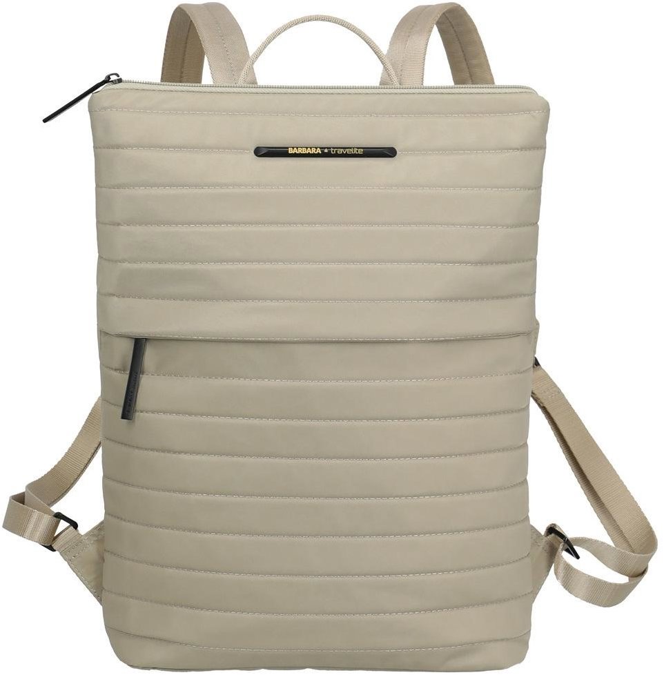 Travelite Barbara stepp backpack, satin nude
