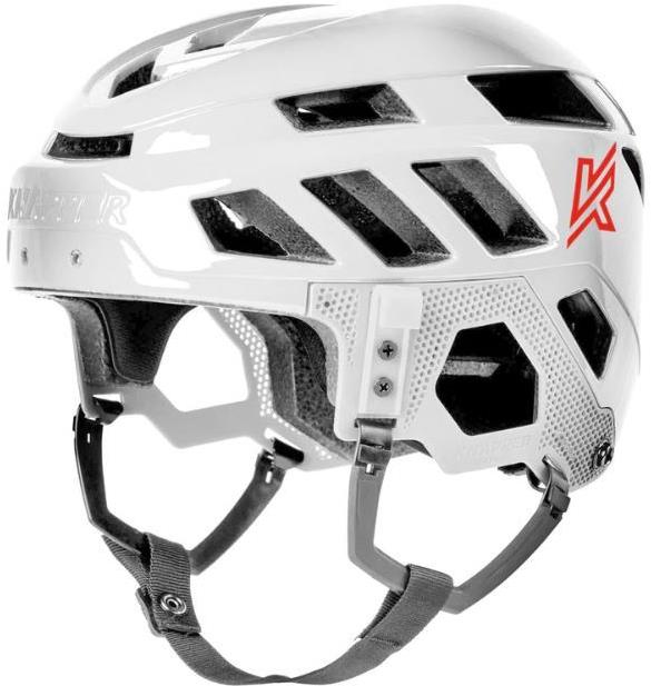 Knapper Hokejbalová helma bílá, M, 50-56 cm