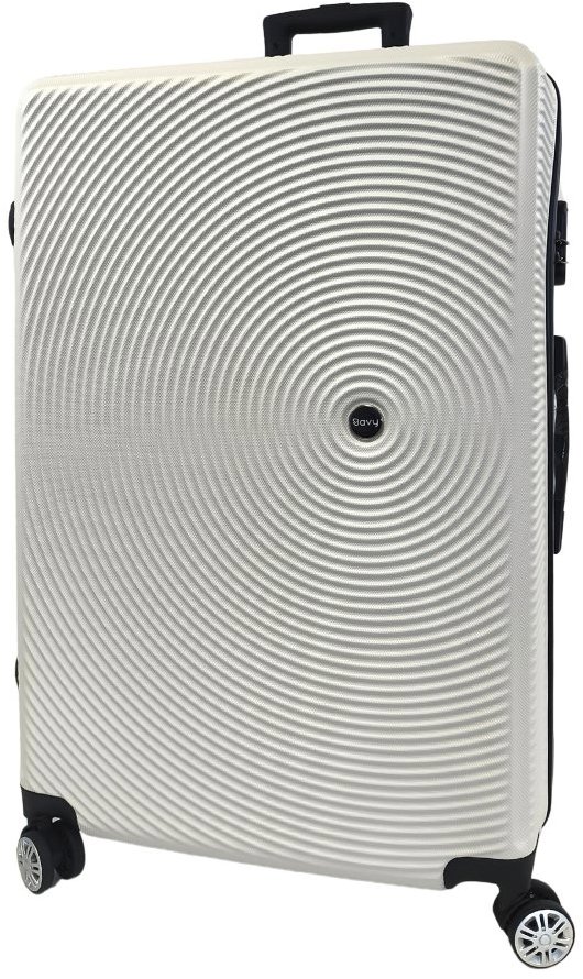 Bavy Cestovní kufr skořepinový 28" Circle White