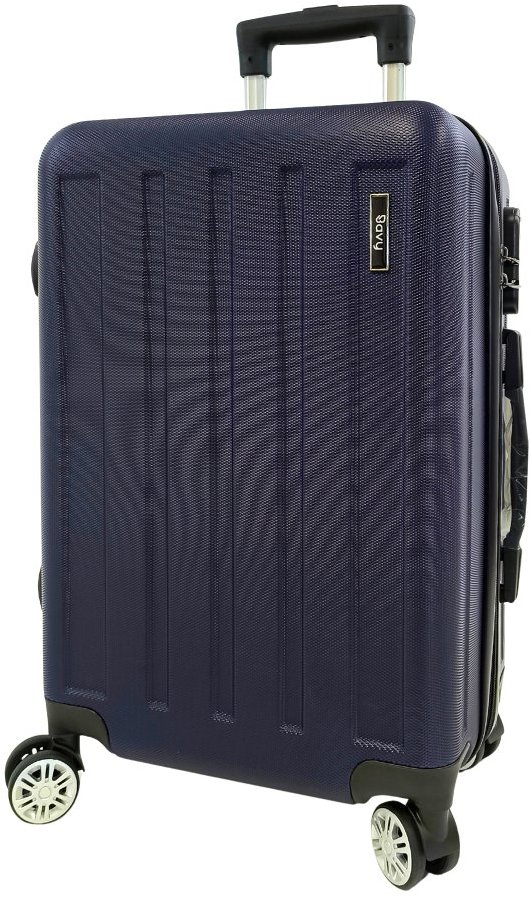 Bavy Cestovní kufr skořepinový 20" Stripes Navy