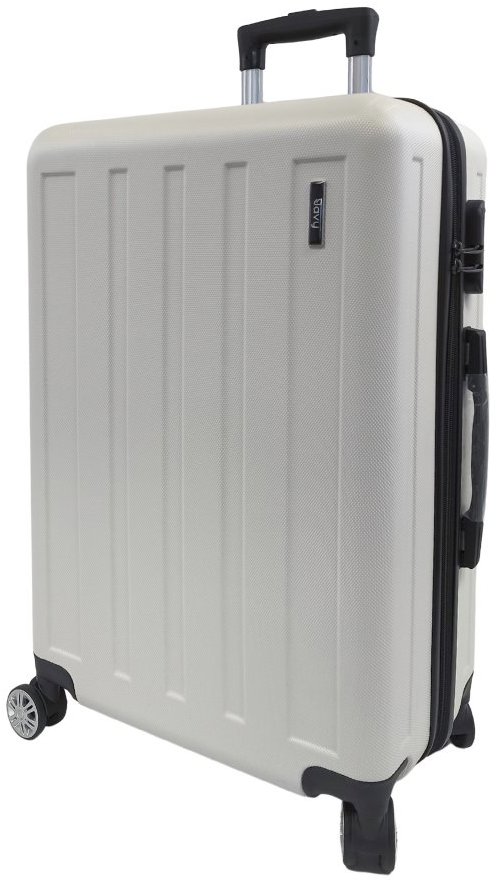 Bavy Cestovní kufr skořepinový 24" Stripes White