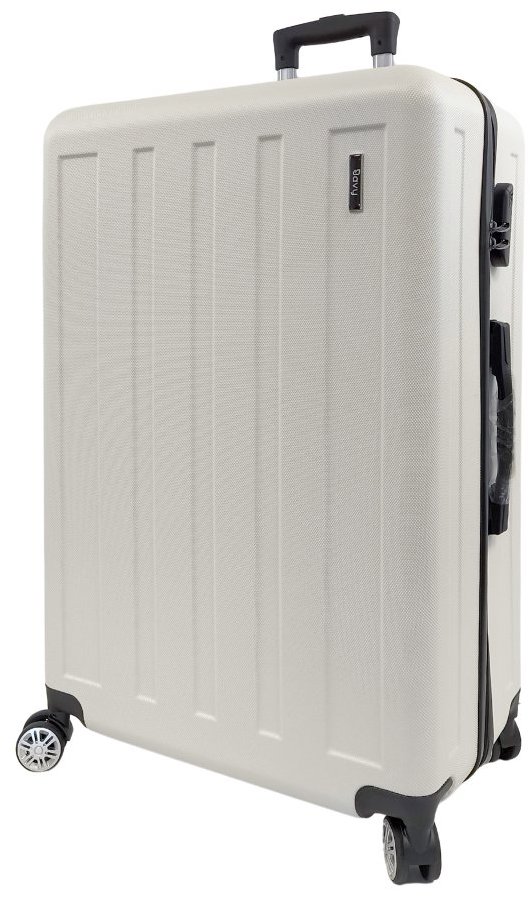 Bavy Cestovní kufr skořepinový 28" Stripes White