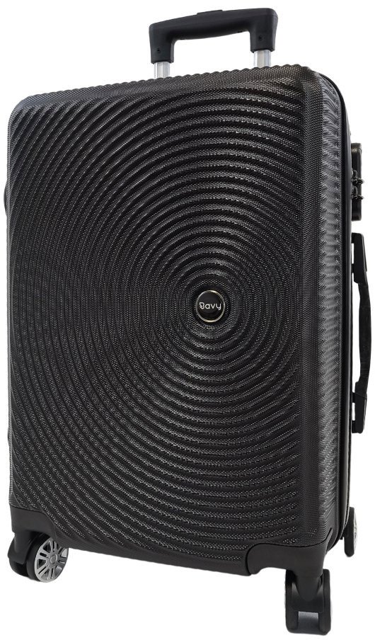 Bavy Cestovní kufr skořepinový 24" Circle Black