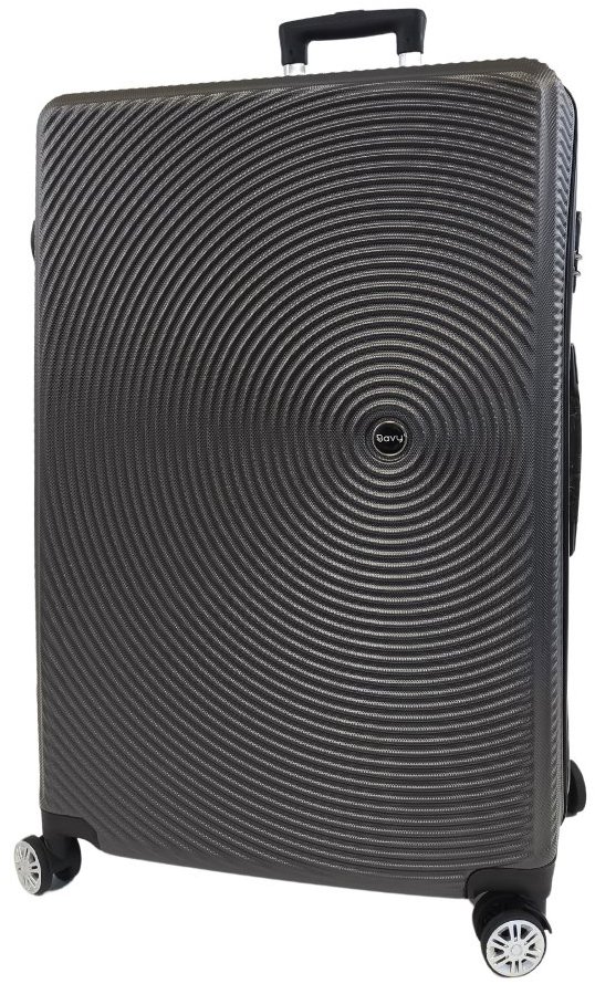 Bavy Cestovní kufr skořepinový 28" Circle Dark grey