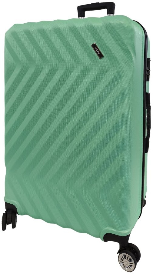 Bavy Cestovní kufr skořepinový 28" Waves Light green