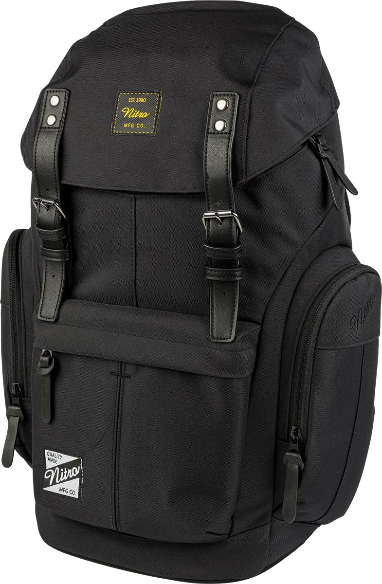Nitro Daypacker True Black - moderní batoh pro aktivní lifestyle