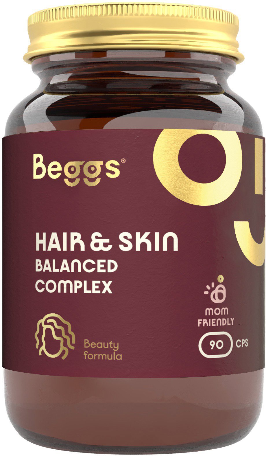 Beggs Balanced hair&skin COMPLEX, 90 kapslí