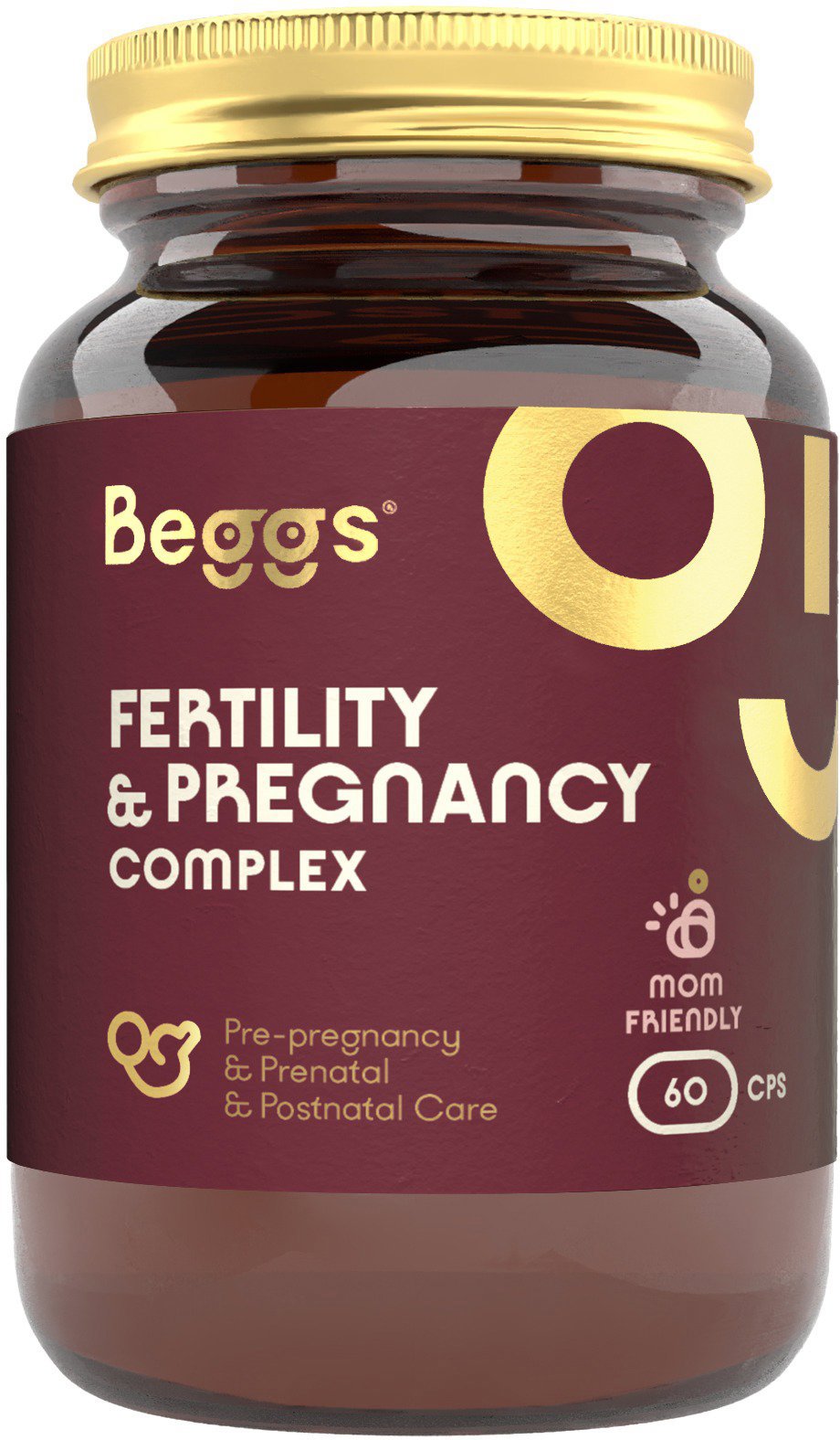 Beggs Fertility + Pregnancy COMPLEX, 60 kapslí