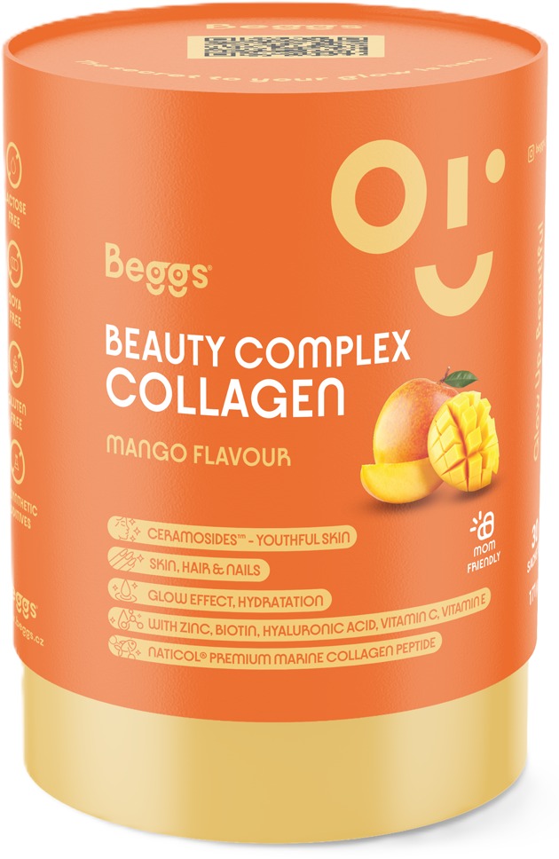 Beggs Beauty and Glow collagen Mango 30 × 5,7 g