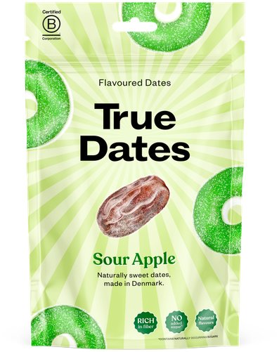 True Dates Datle s příchutí kyselé jablko 100 g