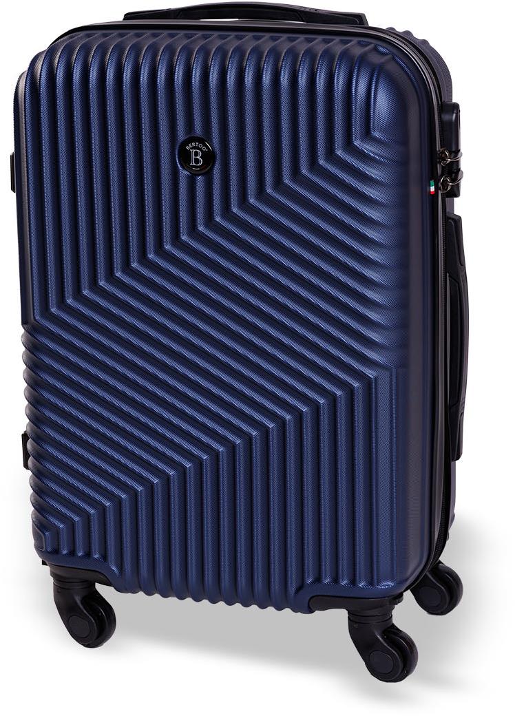 Bertoo Milano Cestovní kufr, modrý 38 l