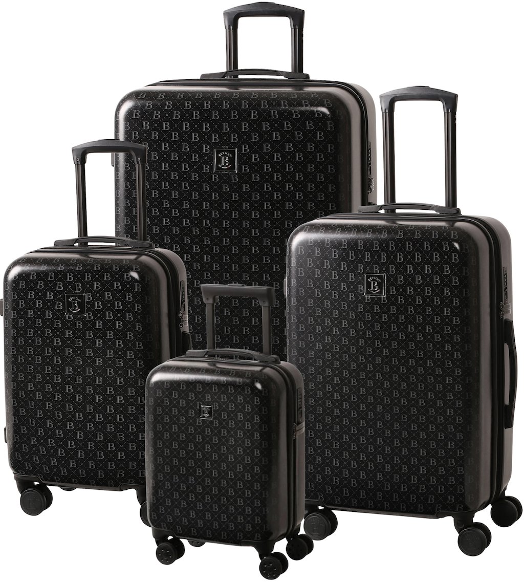 BERTOO Cestovní kufr Torino - black/black set 4v1