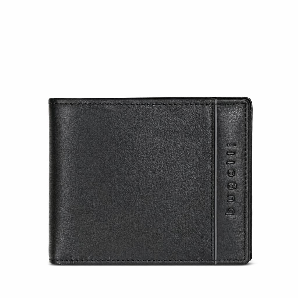 Bugatti Banda wallet with push button and flap