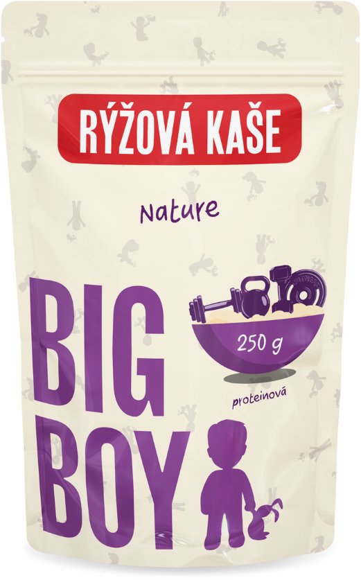 BIG BOY Rýžová proteinová kaše Nature 250 g