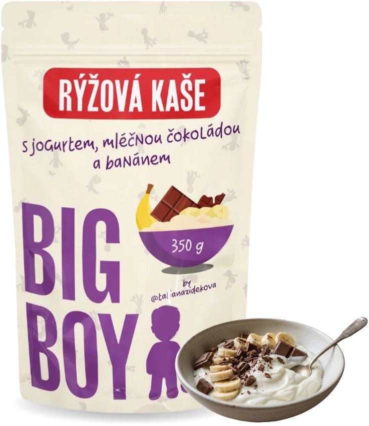 BIG BOY Rýžová kaše s jogurtem by @tatianazidekova 350 g