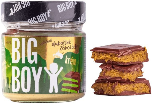 BIG BOY Pistáciový krém s příchutí dubajské čokolády 170 g
