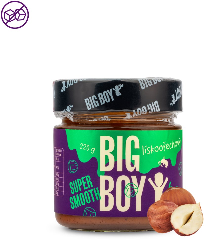 BIG BOY Lískoořechový krém super smooth 220 g