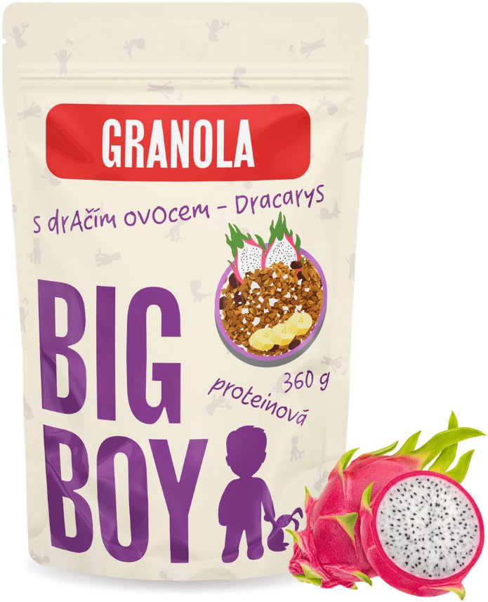BIG BOY Proteinová granola s dračím ovocem 360 g