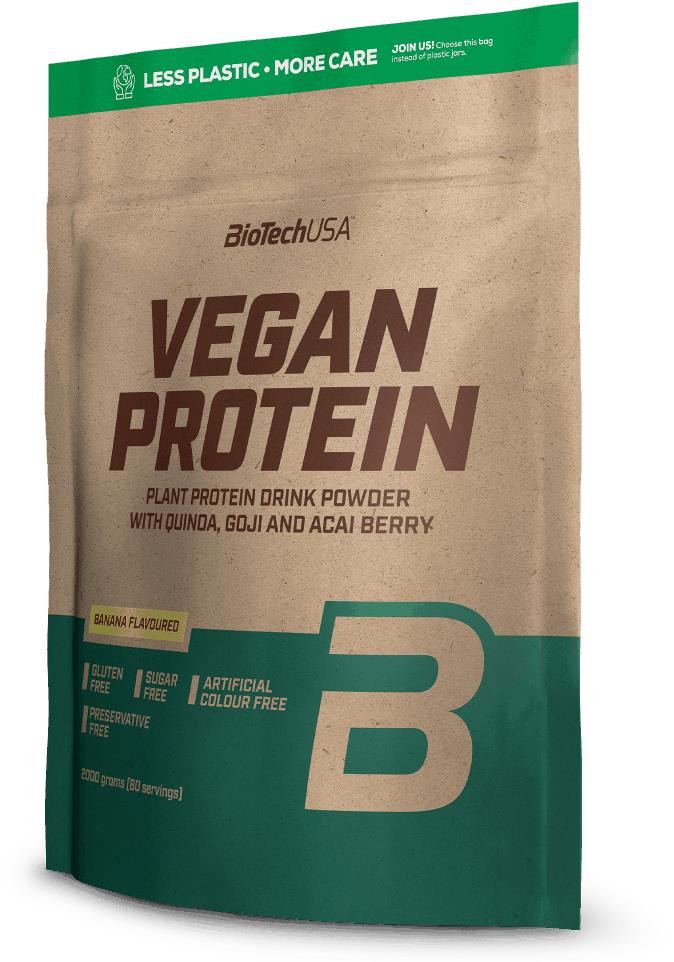 BioTech USA Vegan Protein, 2000 g Příchuť: Banán