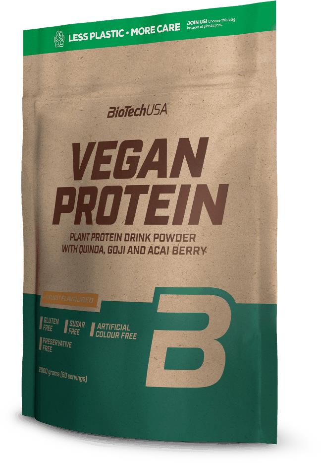 BioTech Vegan Protein 2000 g Příchuť: lískové oříšky