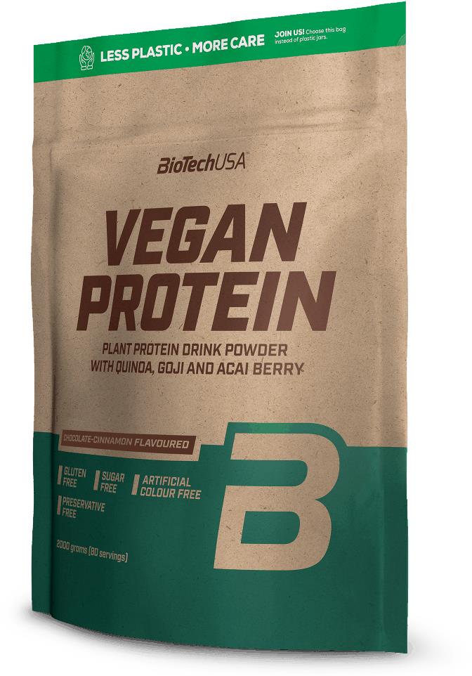 BioTech Vegan Protein 2000 g Příchuť: čokoláda-skořice