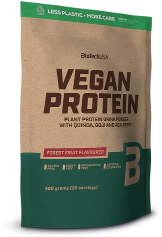 BioTech Vegan Protein 500 g, forest fruit