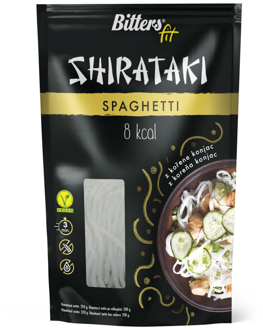Bitters Shirataki FIT špagety slim 280 g