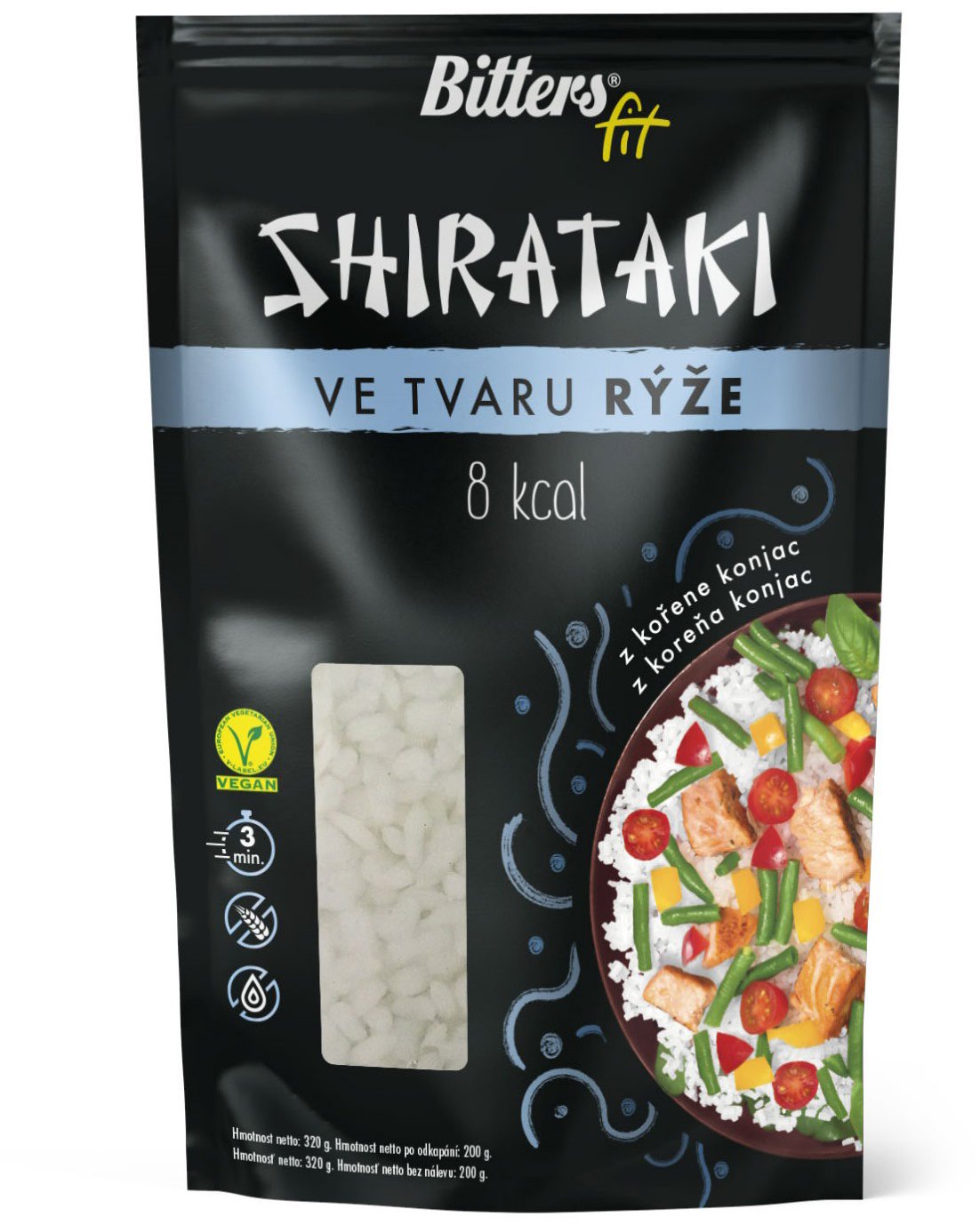 Bitters Shirataki FIT rýže 280 g