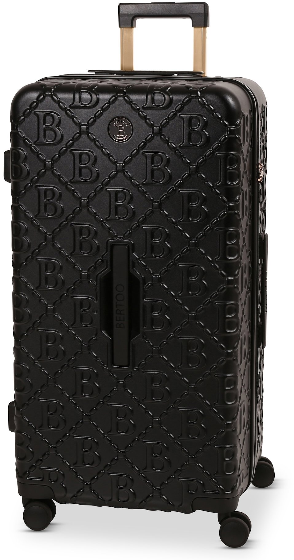 BERTOO Livorno Cestovní kufr black/gold 101 l