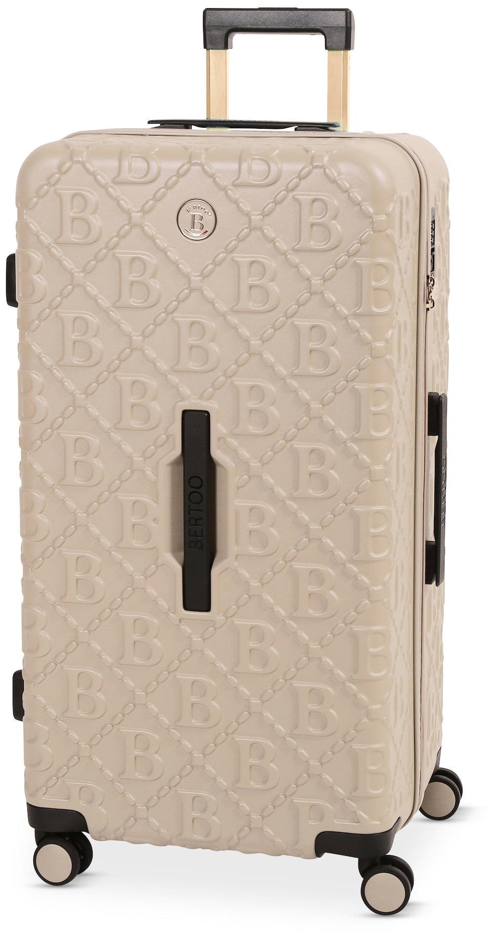 BERTOO Livorno Cestovní kufr champagne 101 l