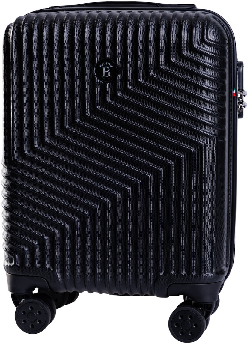 BERTOO Milano Kabinový kufr pro Ryanair 26 l, černý