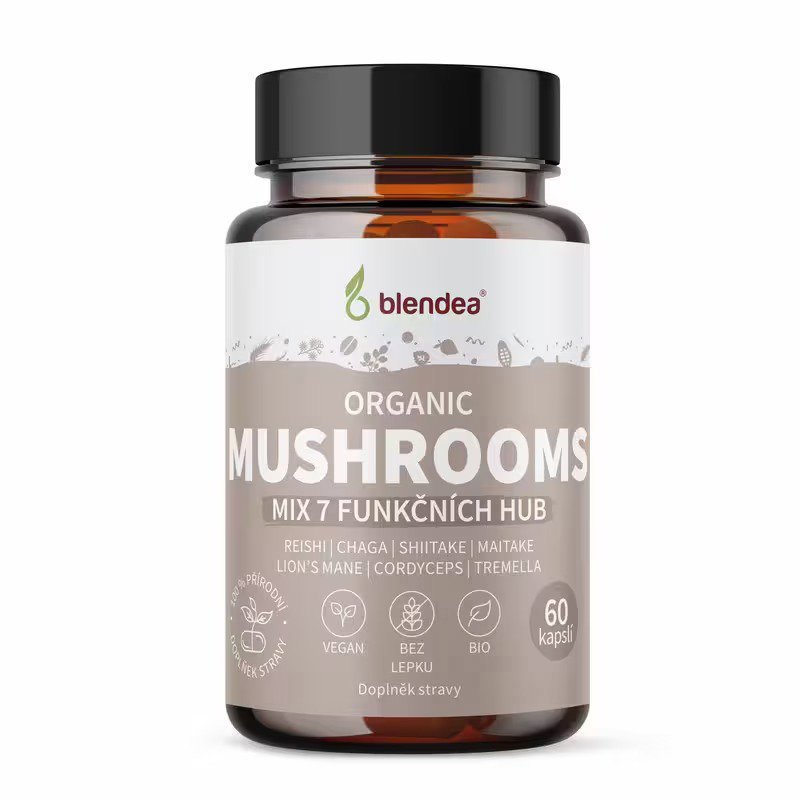 Blendea Mushroom Mix 60 kapslí