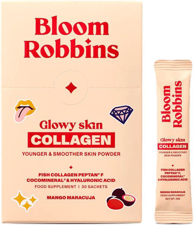 Bloom Robbins Glowy skin Collagen, 30 sáčků
