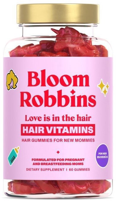 Bloom Robbins Love is in the Hair pro maminky, 60 gummies