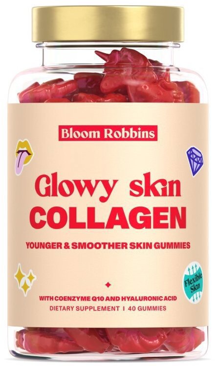 Bloom Robbins Glowy skin Collagen, 40 gummies