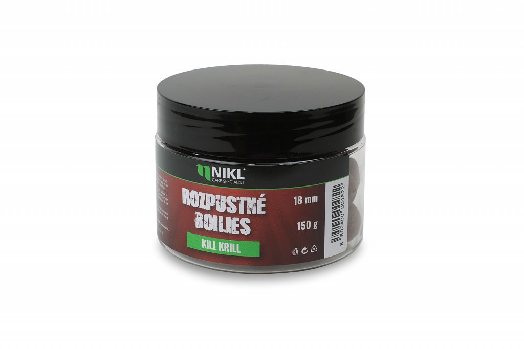 Nikl Rozpustné boilies Kill Krill 150 g 24 mm