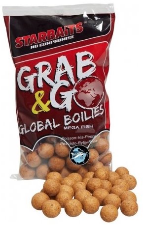 Starbaits Boilies Global Mega Fish 800 g 14 mm