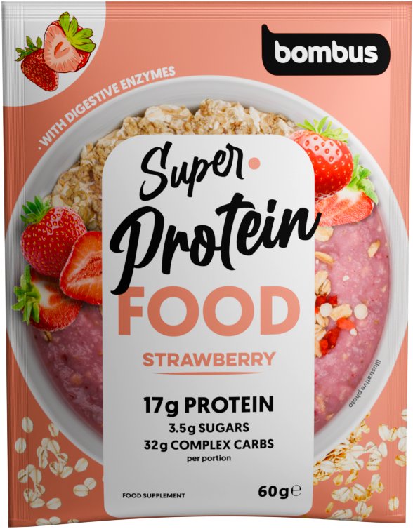 Bombus Super Protein Food Strawbery 60 g