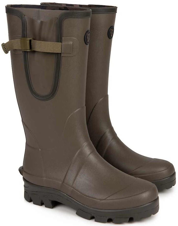 FOX Holínky Neoprene Lined Camo/Khaki Rubber Boot 41 (UK7)
