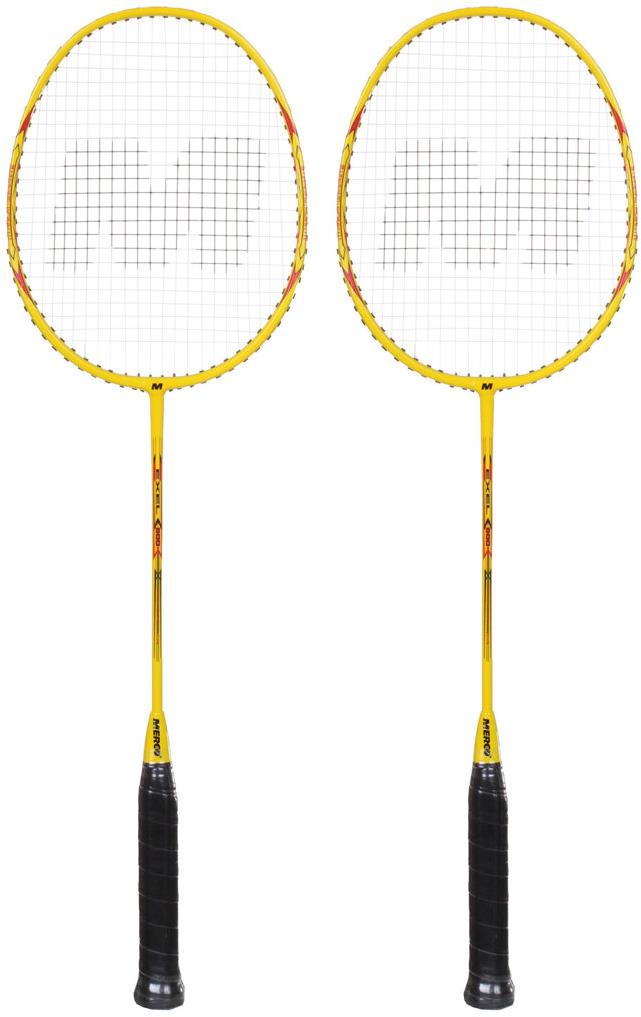 Exel Set badmintonová raketa žlutá