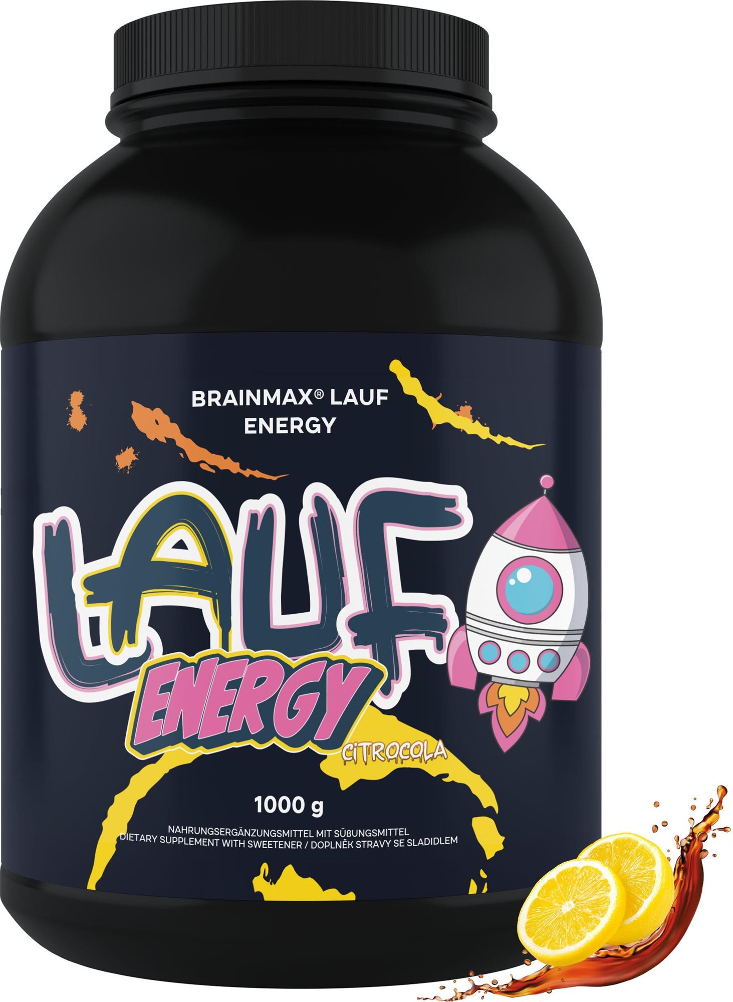 BrainMax LAUF Energy 1000 g, citrokola