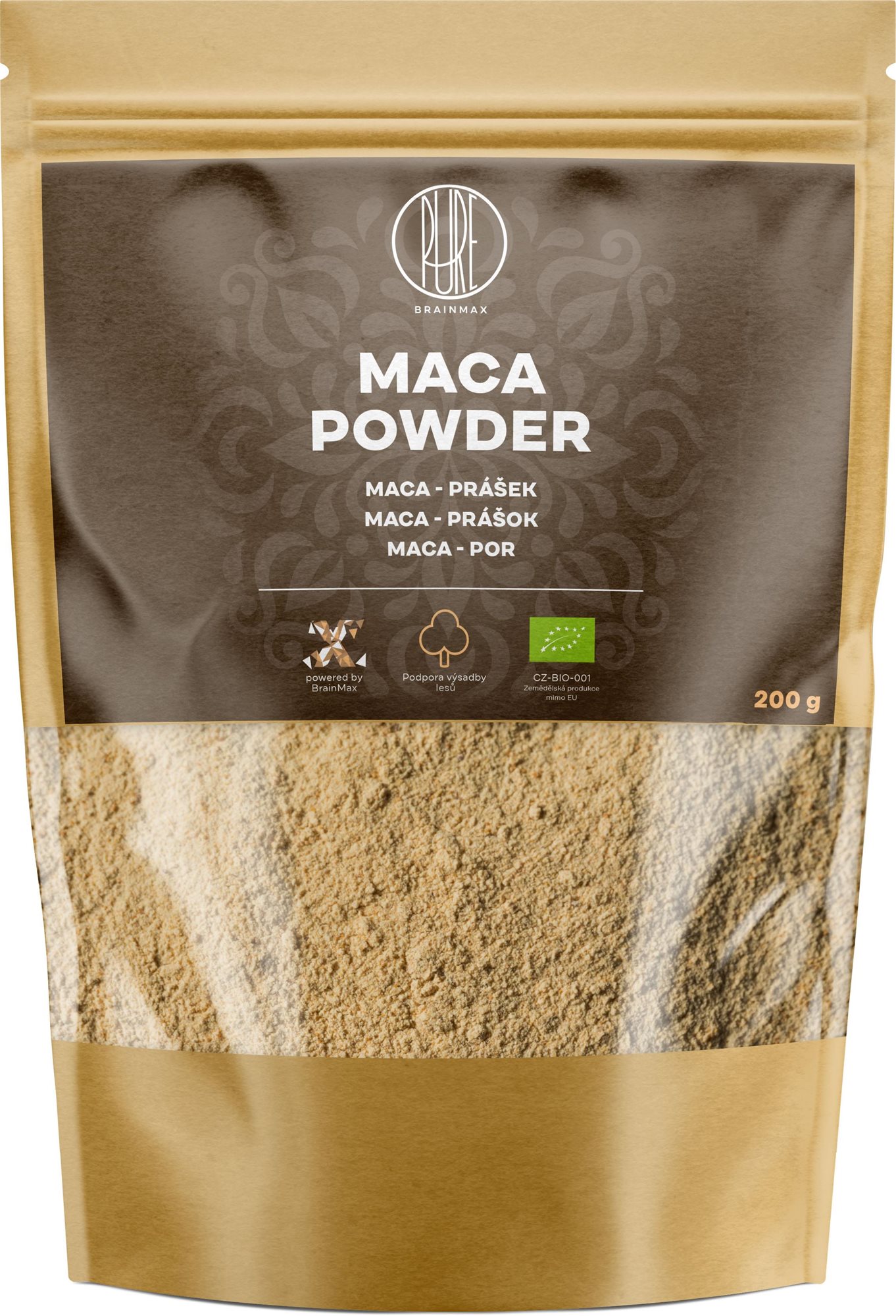 BrainMax Pure Maca Powder BIO, 200 g