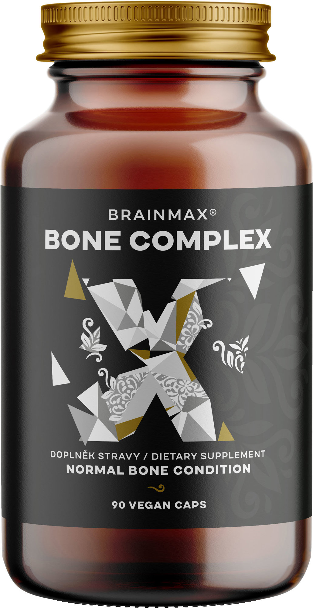 BrainMax Bone Complex, 90 rostlinných kapslí