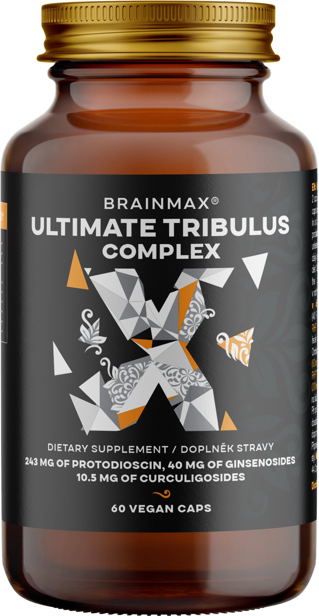 BrainMax Ultimate Tribulus Complex 60 rostlinných kapslí