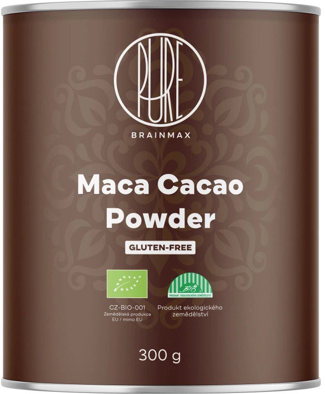 BrainMax Pure Maca Cacao, Kakao s Macou BIO, 300 g